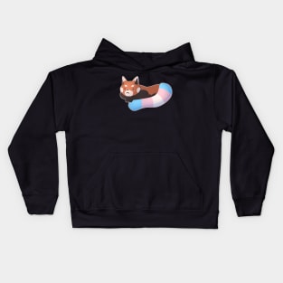 Transgender Pride Red Panda Kids Hoodie